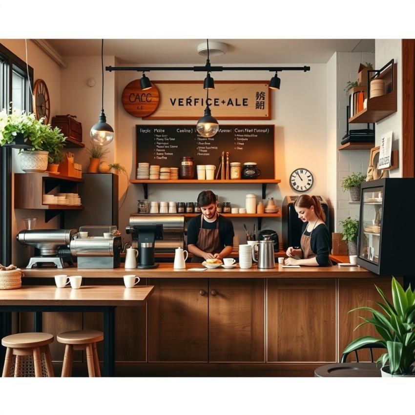 مراحل اصلی راهاندازی کافیشاپ