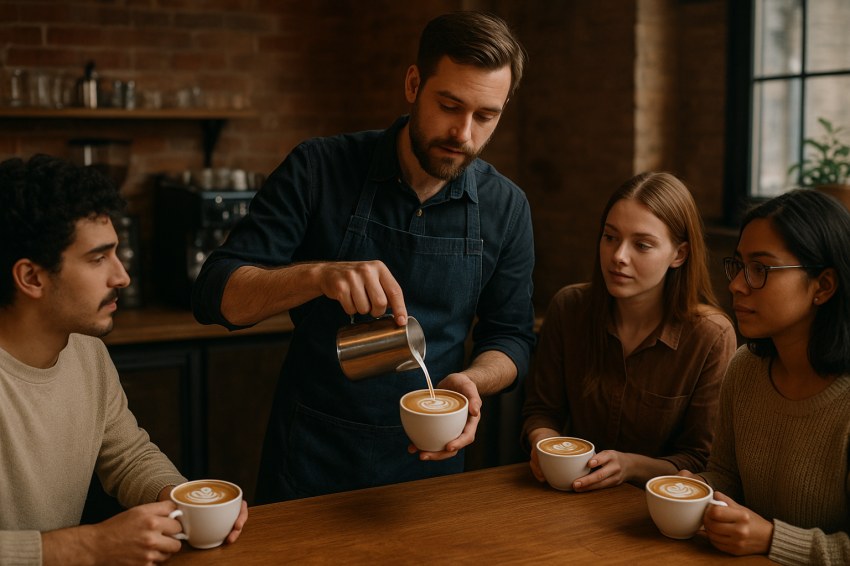 آینده شغلی باریستاهای لاته آرت