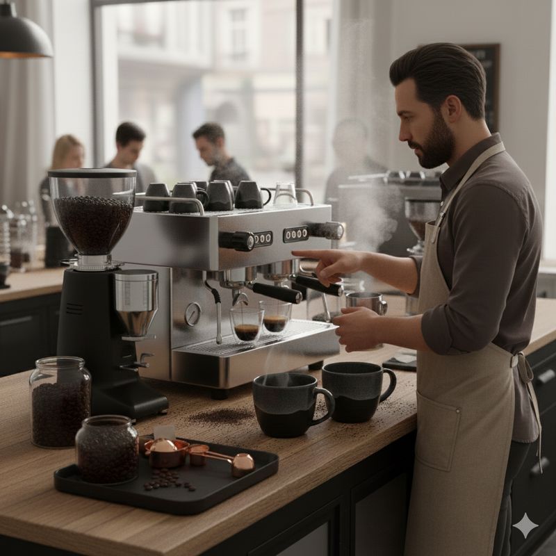 ست کردن قهوه