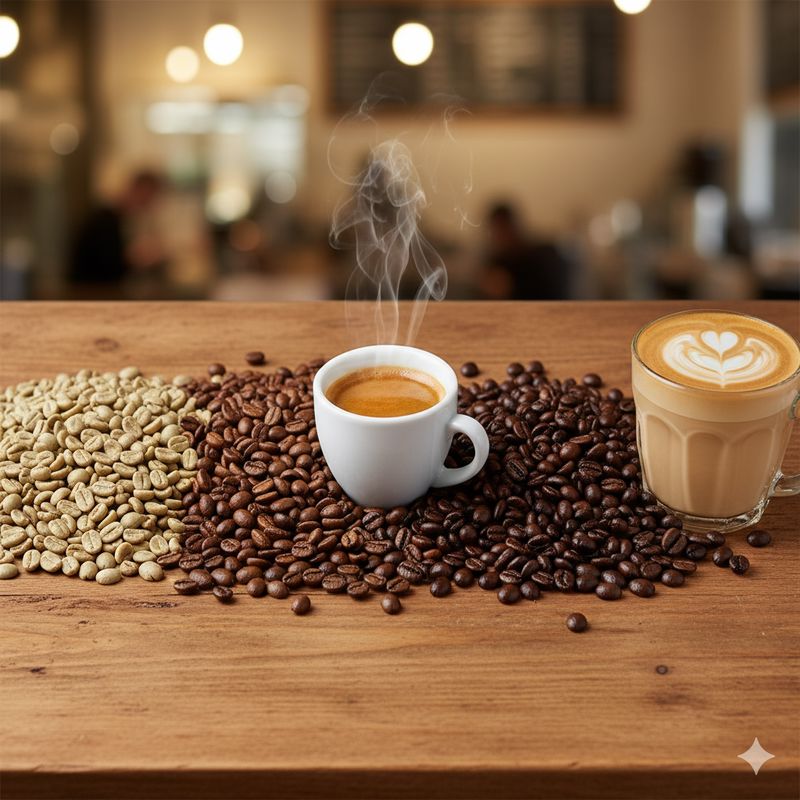 لاین های قهوه