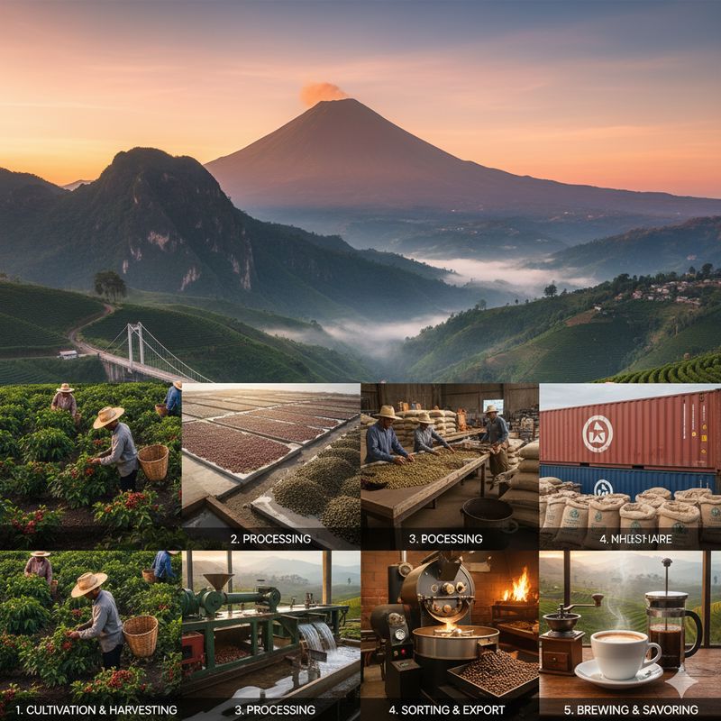 قهوه عربیکا در کدام کشورها کشت میشود