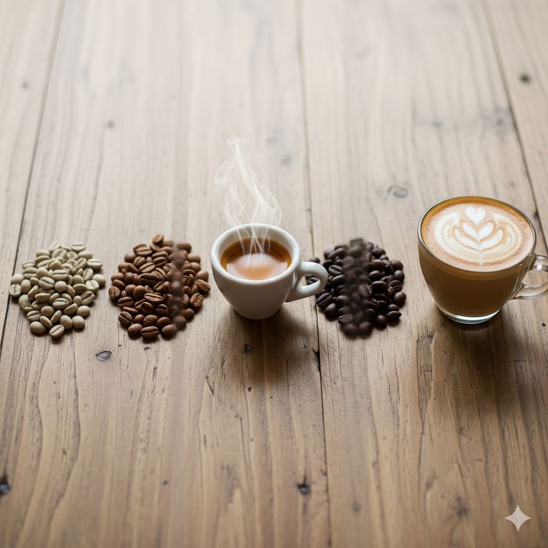 لاین های قهوه