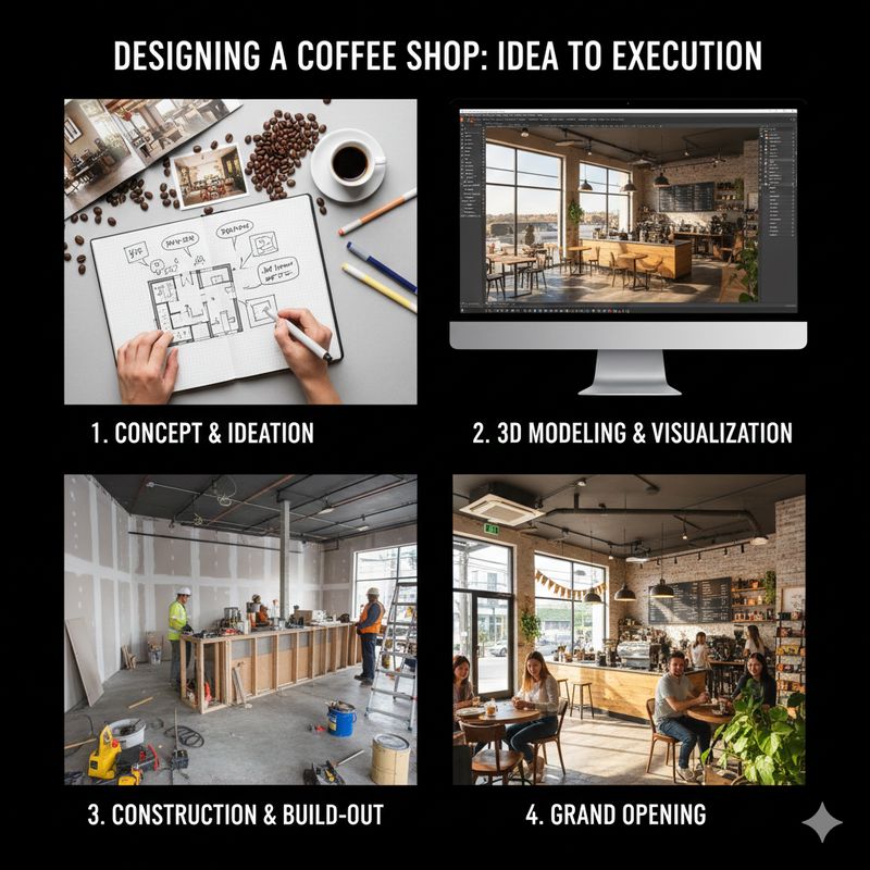 فلسفه طراحی کافی شاپ : از عملکردگرایی تا روایت داستان برند