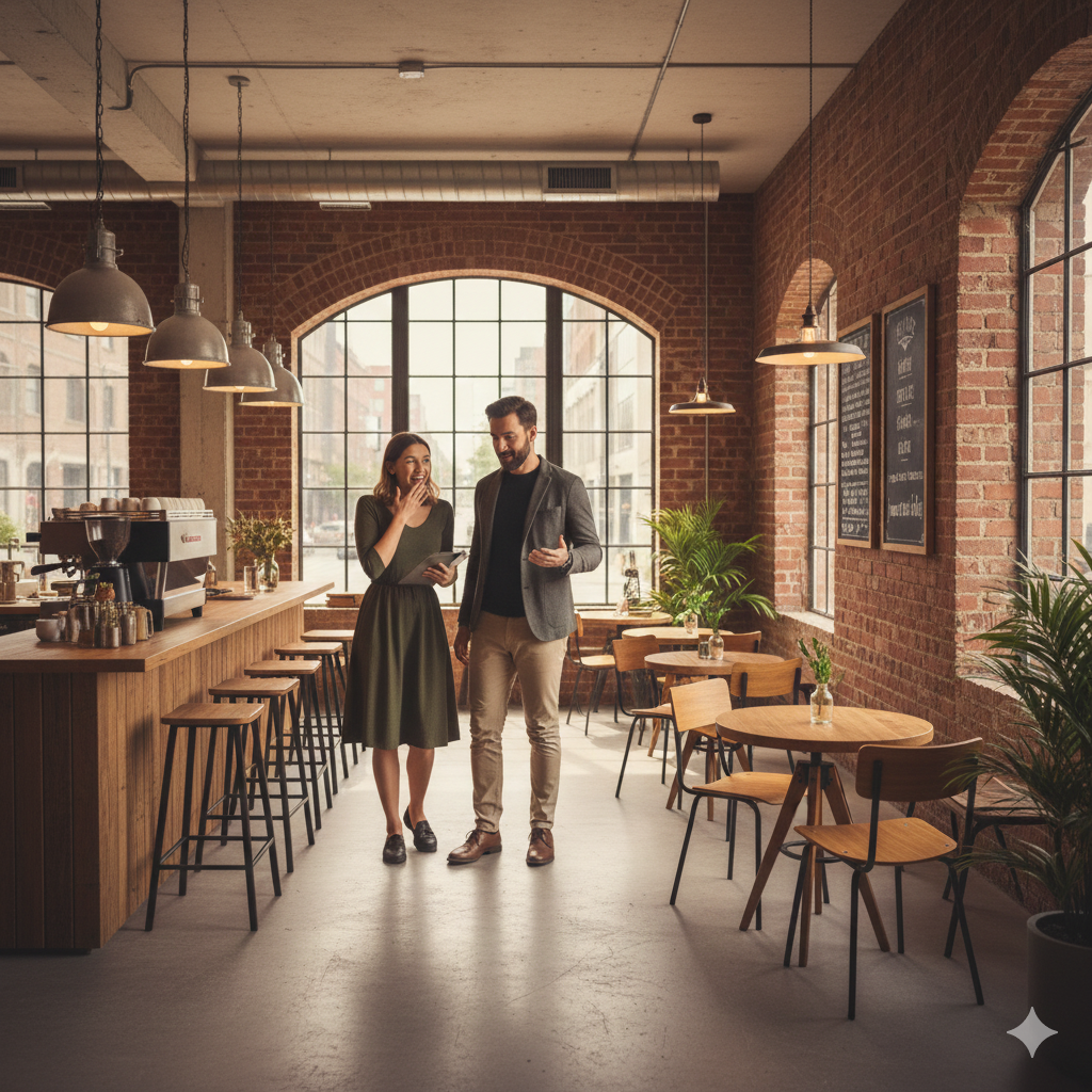 مشاور و طراح کافه