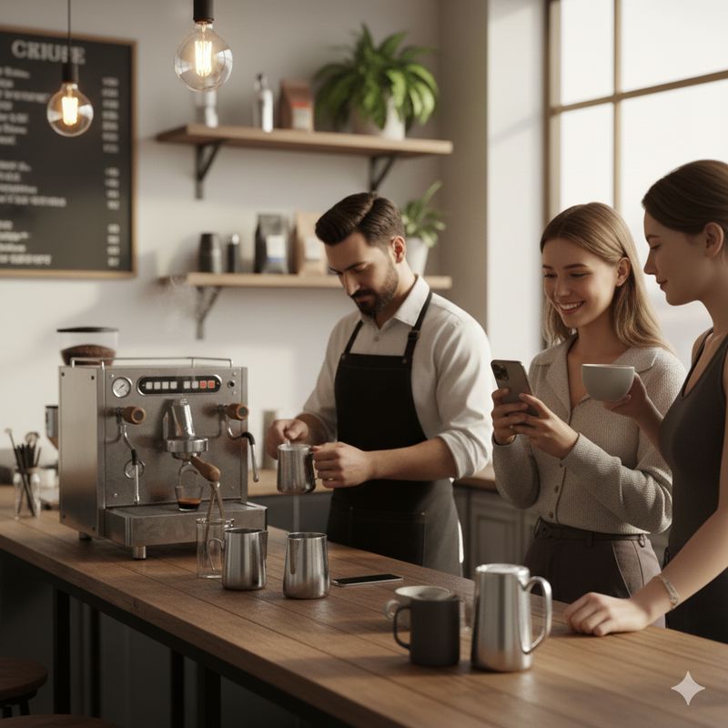 اجزای کلیدی یک اسپرسوساز تک گروپ