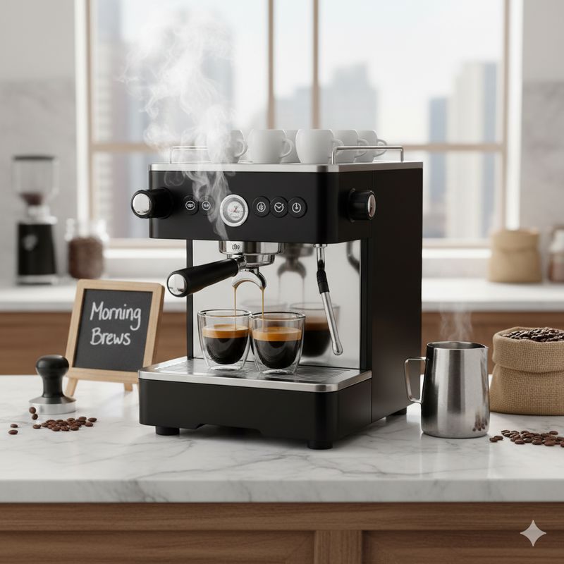 اسپرسو ماشین های نیمه صنعتی