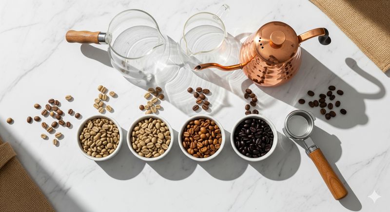 لاین های قهوه