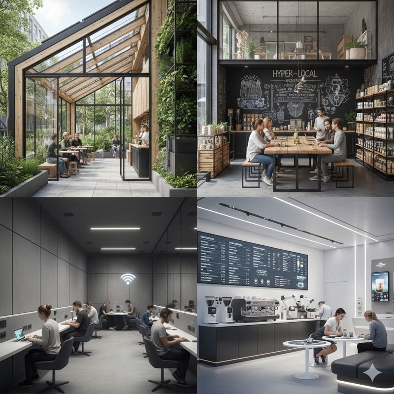 روندهای معاصر و آینده‌نگر در طراحی کافی‌شاپ