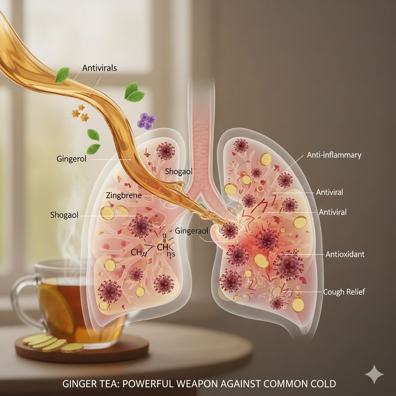 دمنوش زنجبیل: سلاح قدرتمند ضد سرماخوردگی