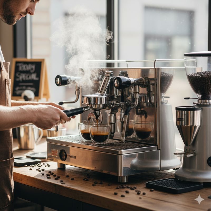 تفاوتهای کلیدی با اسپرسو ماشینهای خانگی و صنعتی