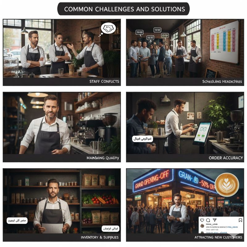 پارامترهای مدیریت کافه