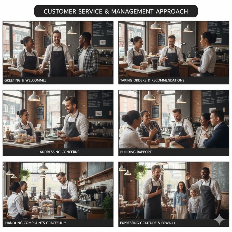 پارامترهای مدیریت کافه