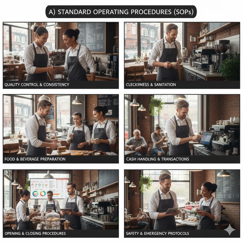 پارامترهای مدیریت کافه