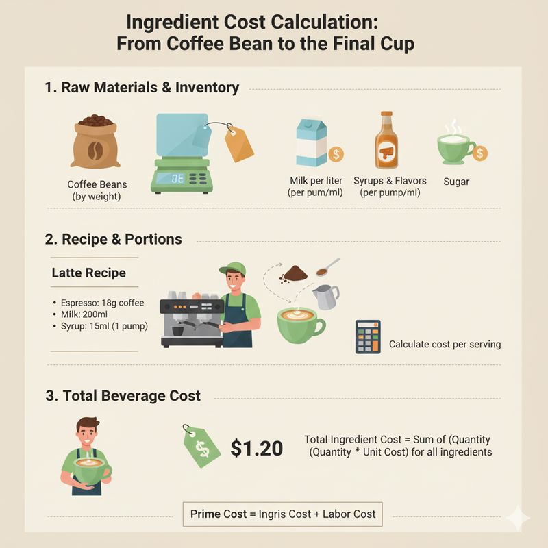 سیستم کاست کنترل نوشیدنی ها: علم مدیریت هزینه و کیفیت در صنعت کافهداری