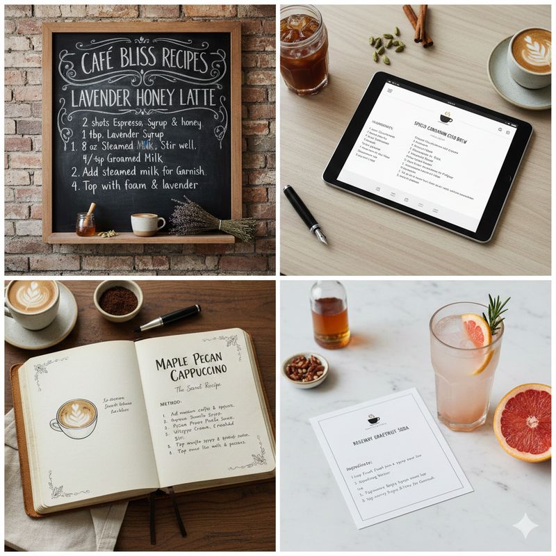 رسپی نویسی اختصاصی: هنر خلق هویت منحصر به فرد برای کافه شما