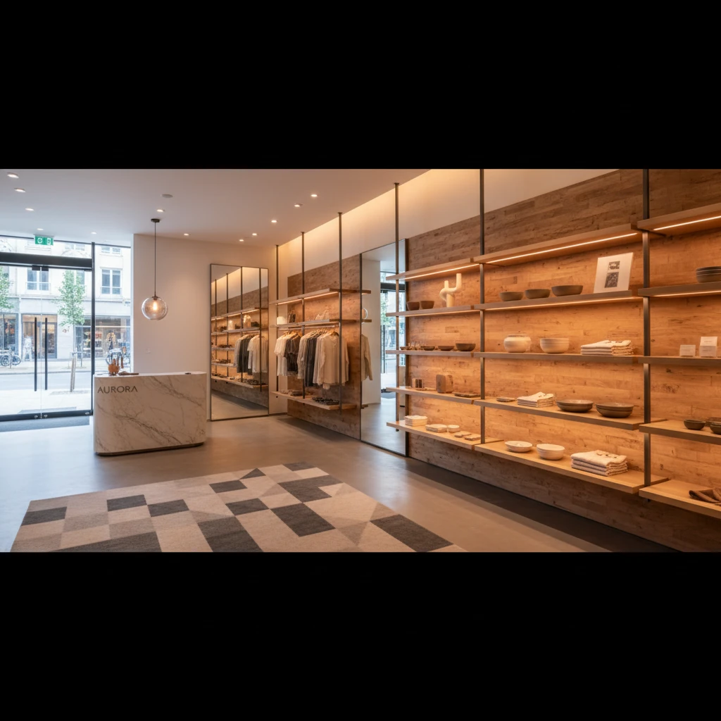 طراحی و اجرای دکوراسیون داخلی مغازه